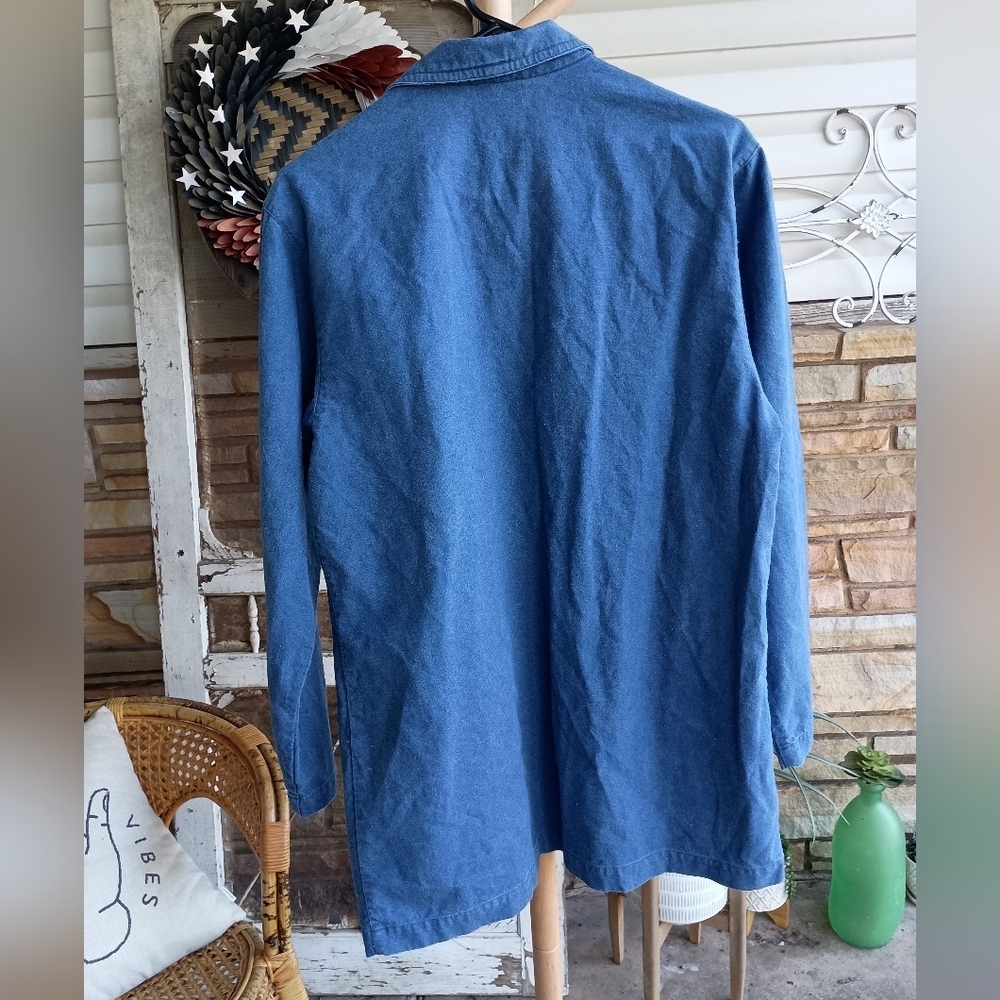 Vintage Neimen Marcus Blue Denim Women's Jacket_Medium - Picture 6 of 6